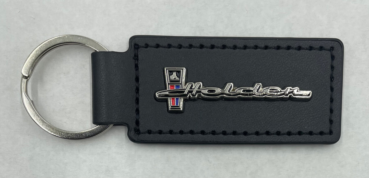 HD-HR Holden Script Leather Key Ring
