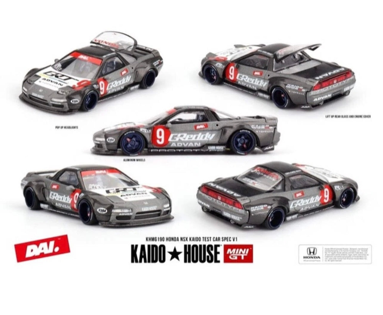 1:64 Honda NSX Kaido Test Car Spec V1 #190 Kaido House