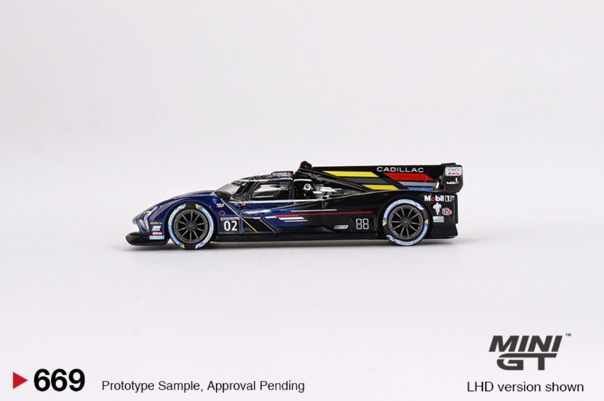 1:64 Cadillac V-Series R #02 2023 IMSA Daytona 24 Hrs Cadillac Racing Mini GT 669