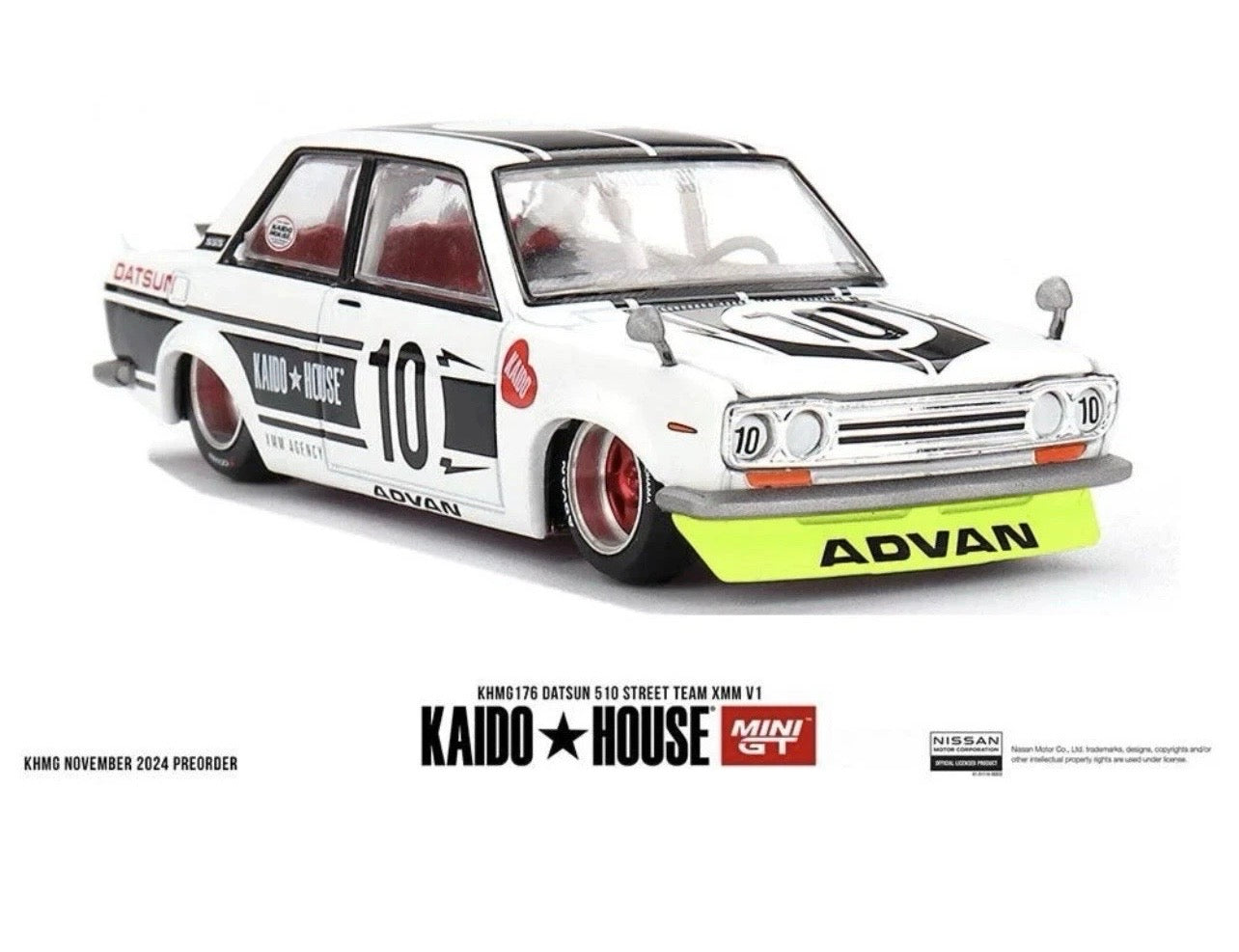 1:64 Datsun 510 Street Team XMM V1 #176 Kaido House