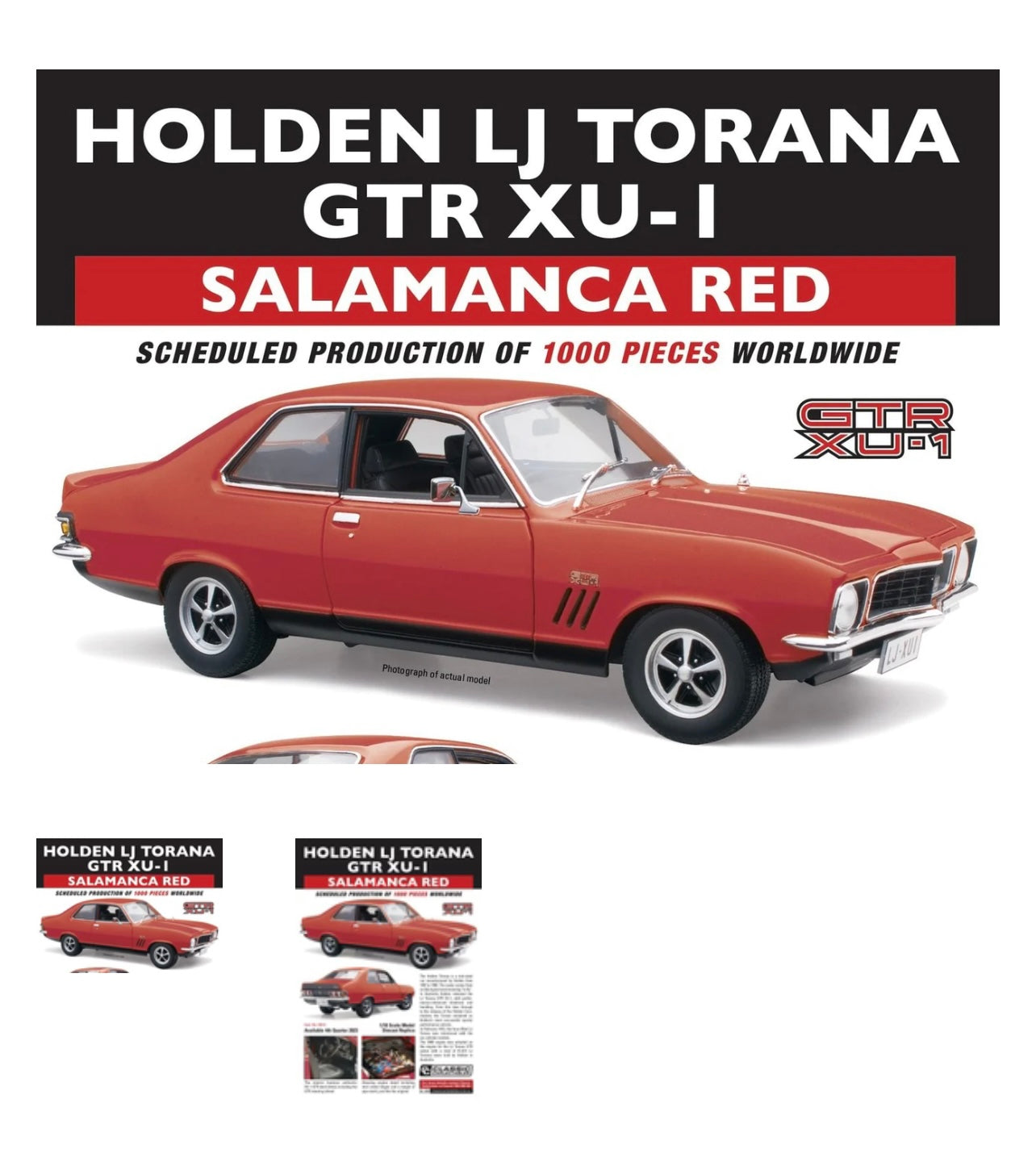 1:18 Holden LJ Torana GTR-XU-1 Salamanca Red Classic Carlectables