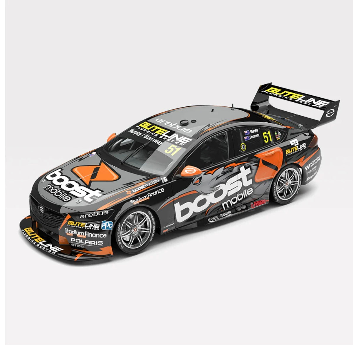 1:43 Stanaway/ Murphy #51 2021 Bathurst Wildcard Holden ZB Commodore Boost Mobile Racing Authentic Collectables