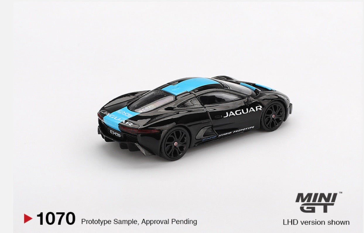 1:64 Jaguar C-X75 Black Mini GT 1070