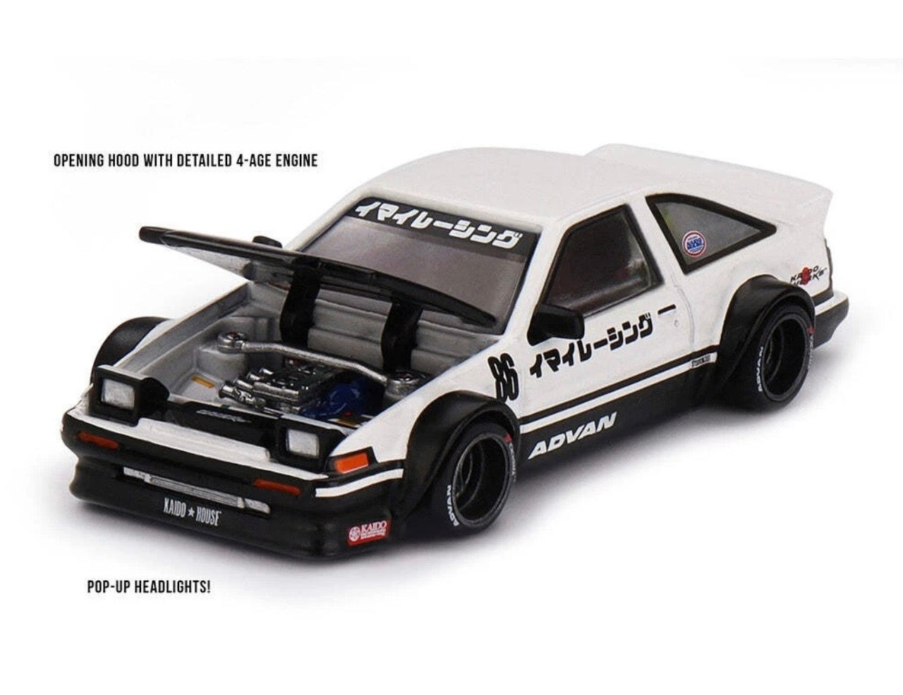 1:64 Toyota AE86 Sprinter Trueno Kaido Street  V1 #180 Kaido House