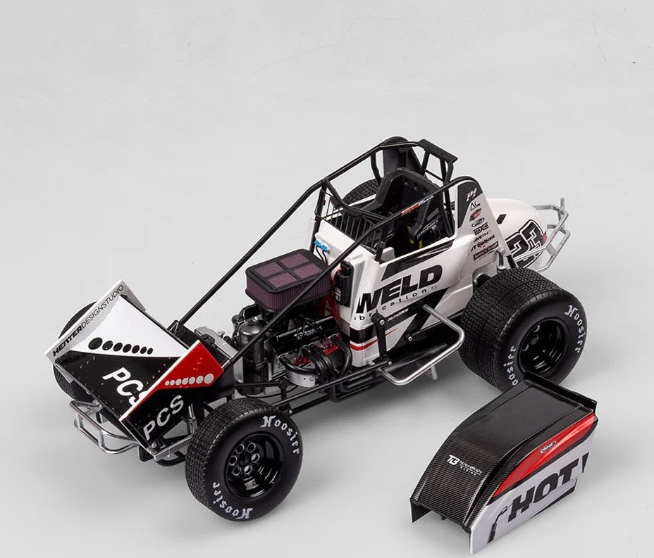 1:18 Team Brady Racing James McFadden #23X Sprintcar 2024 High Limit International Perth Authentic Collectables