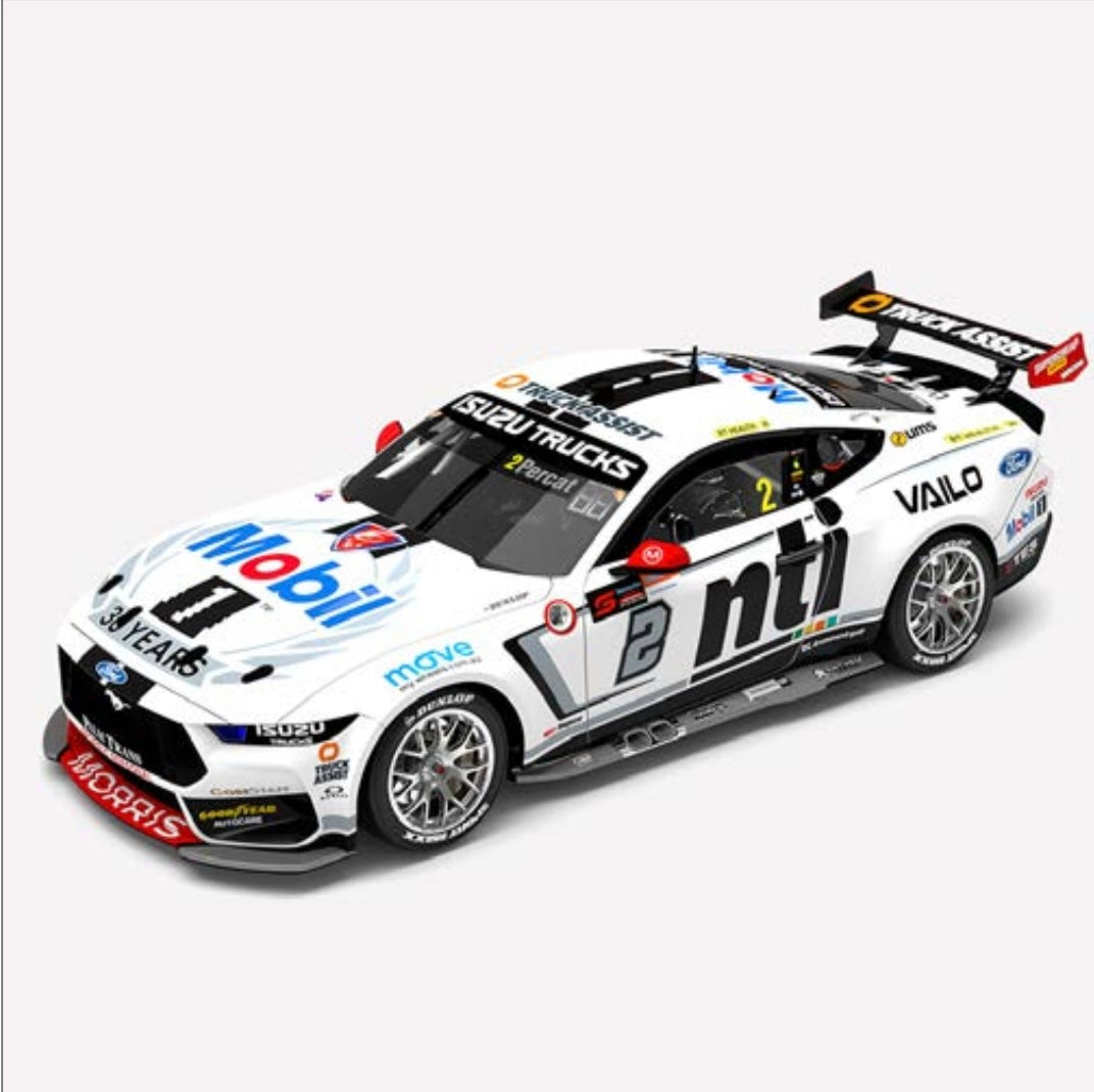 1:18 Ford Mustang #2 Nick Percat Mobil 1 NTI Racing 2023 Repco Supercars Championship Season Authentic Collectables