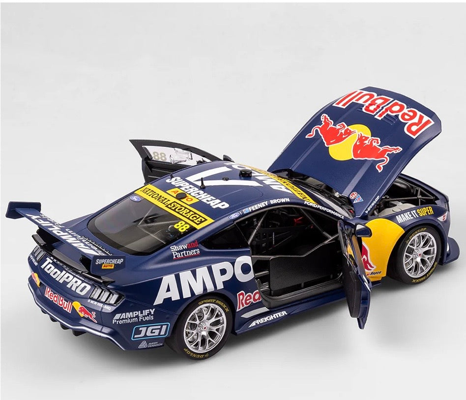 1:18 Red Bull Ampol Racing Brown Feeney #88 2025 Triple Eight Ford Performance Launch Livery Authentic Collectables