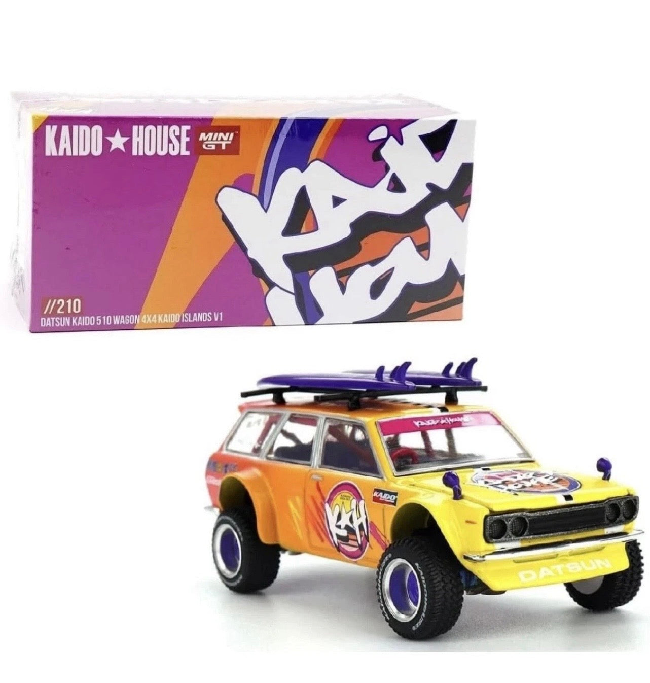 1:64 Datsun 510 Wagon 4x4 Kaido Islands V1 #210 Kaido House