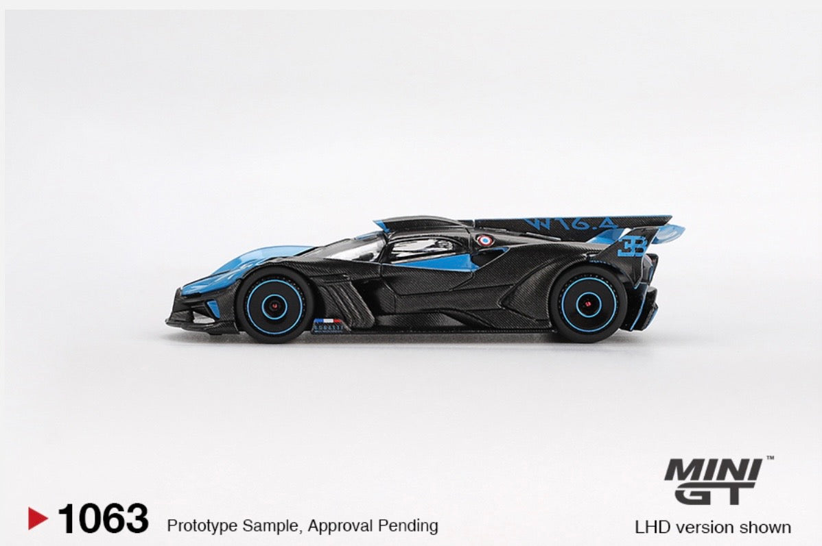 1:64 Bugatti Bolide Presentation Mini GT 1063