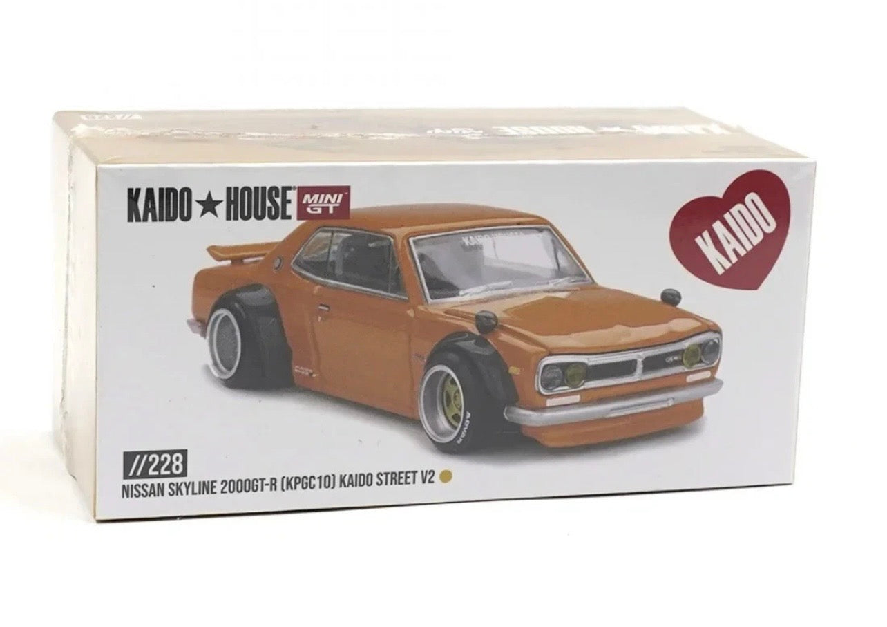 1:64 Nissan Skyline 2000GT-R (KPGC10) Kaido Street V2 #228 Kaido House