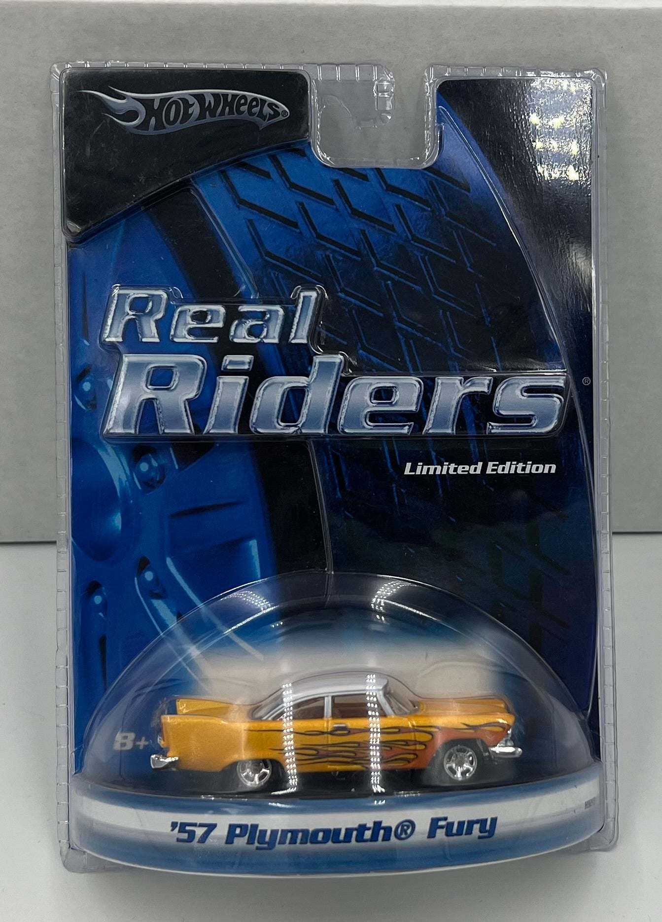 1:64 57 Plymouth Fury Real Riders Hot Wheels