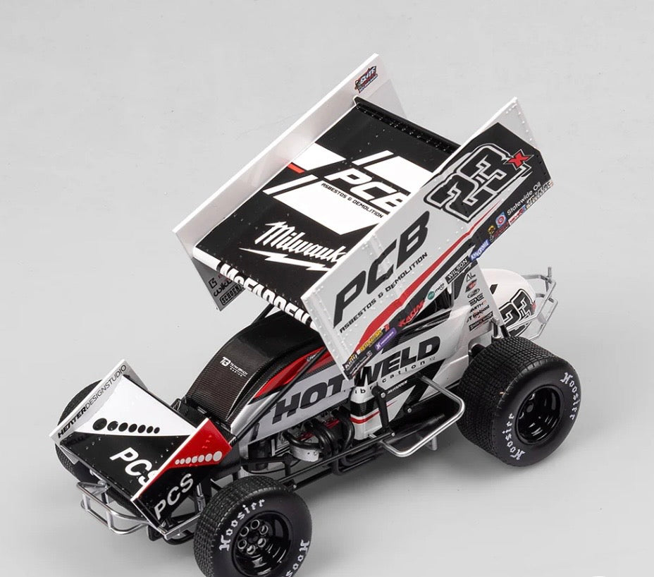 1:18 Team Brady Racing James McFadden #23X Sprintcar 2024 High Limit International Perth Authentic Collectables
