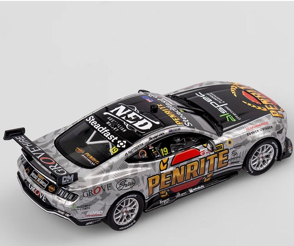 1:43 Penrite Racing Matthew Payne #19 2024 ITM Taupo Super400 Native Livery Ford Mustang GT Authentic Collectables