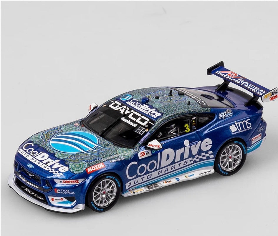 1:43 CoolDrive Racing Todd Hazelwood #3 Ford Mustang GT 2023  Darwin Triple Crown Indigenous Round Authentic Collectables