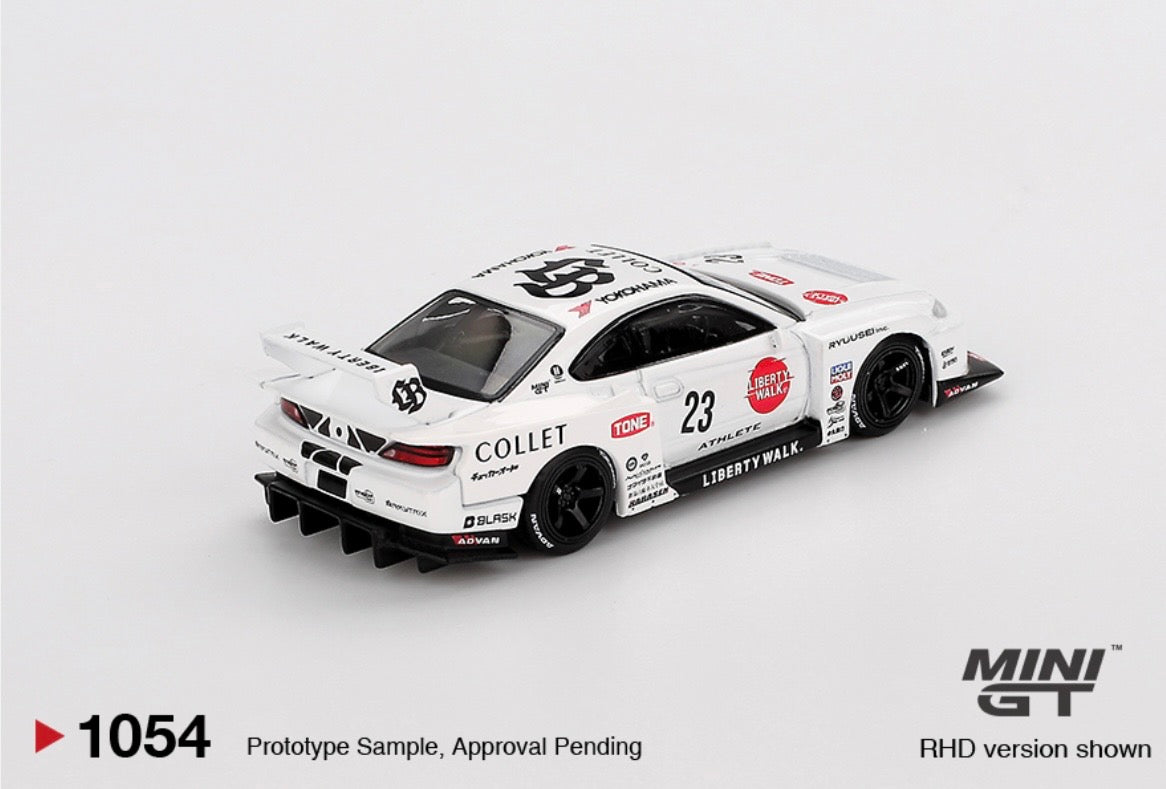 1:64 Nissan LB-Super Silhouette S15 Silvia LBWK Athlete Mini GT 1054
