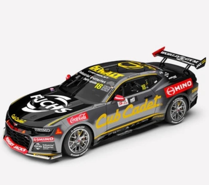 1:43 Dewalt Racing Anton De Pasquale #18 Cub Cadet 2026 Townsville 500 Race 21 2nd Place Chevrolet Camaro Authentic Collectables Pre-Order