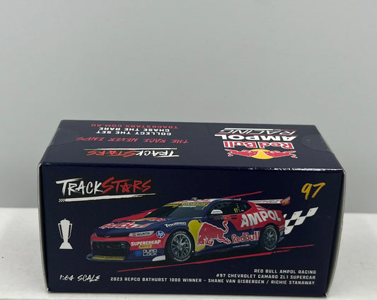 1:64 RBAR 2023 Bathurst Winner Van Gisbergen Stanaway #97 Chevrolet Camaro Supercar Trackstars