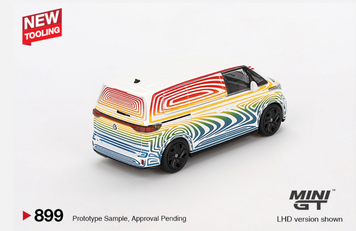 1:64 Volkswagen ID Buzz Prototype Rainbow 899 Mini GT
