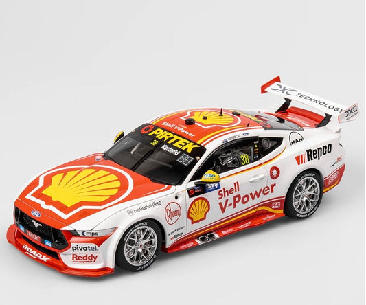 1:18 Shell V-Power Racing Team #38 Brodie Kostecki 2025 Supercars Championship Season Ford Mustang GT Authentic Collectables