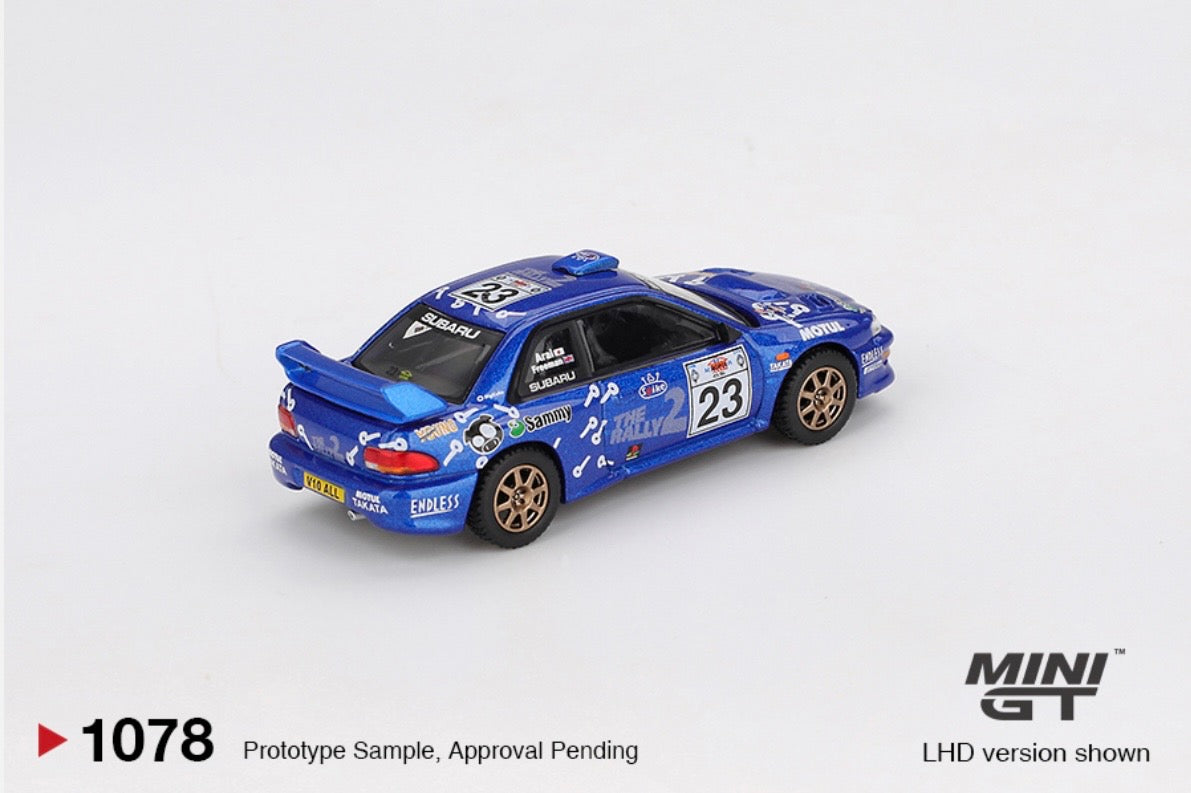 1:64 Subaru Impreza WRC99 #23 2000 Acropolis Rally  Mini GT 1078