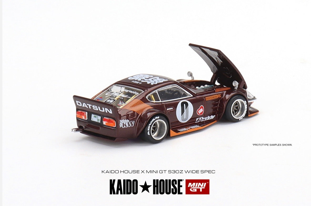 1:64 Datsun Fairlady Z Dark Red #023 Kaido House