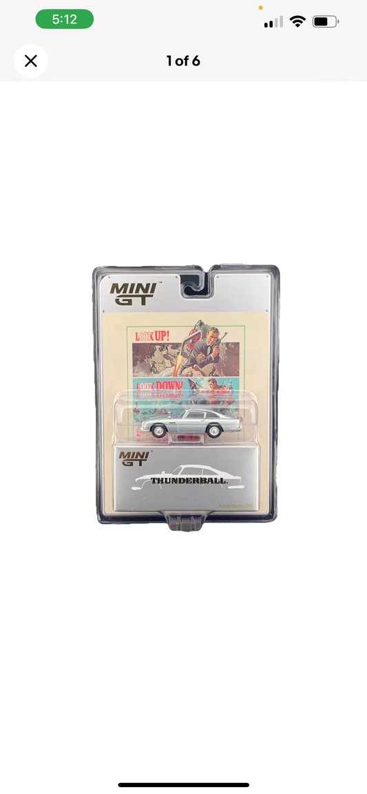 1:64 Aston Martin DB5 ThunderBall James Bond Mini GT 901