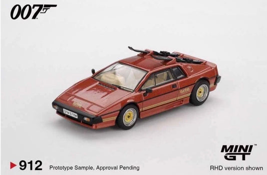1:64 Lotus Esprit Turbo Copper Fire For Your Eyes Only James Bond  007 Mini GT 912-007E
