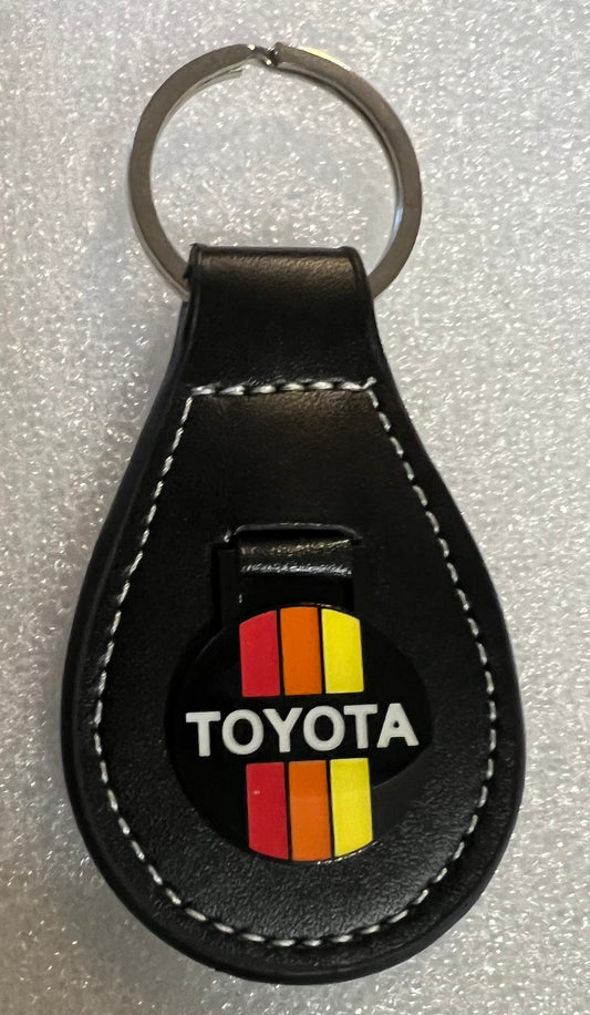 Toyota Leather Key Ring MR2 AE86 Land Cruiser Supra JDM FJ40