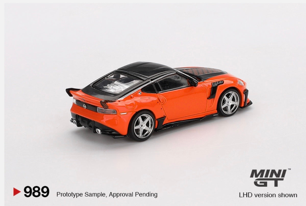 1:64 Nissan Z Veilside FFZ400 Orange Mini GT 989