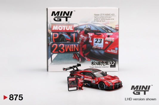 1:64 Nissan  GT-R Nismo #23 Motul Autech GT-R 2021 Super GT Series Suzuka Winner Tsugio Matsuda Collection 2 Mini GT 875