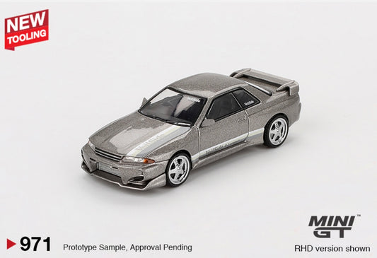 1:64 Nissan Skyline GT-R (R32) Veilside Combat C-1 Combat Grey Mini GT 971