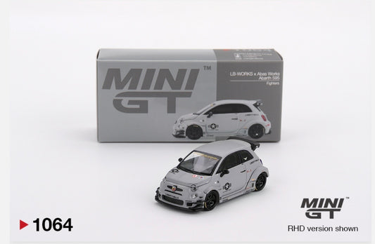 1:64 LB-Works x Abas Works Abarth 595 Fighters Mini GT 1064