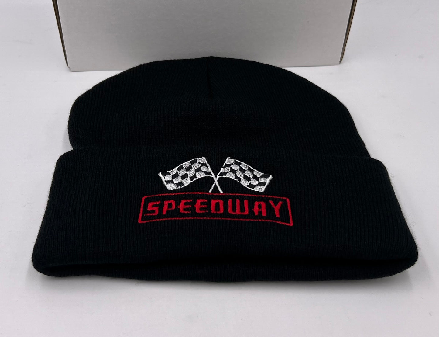 Speedway Embroidered Beanie