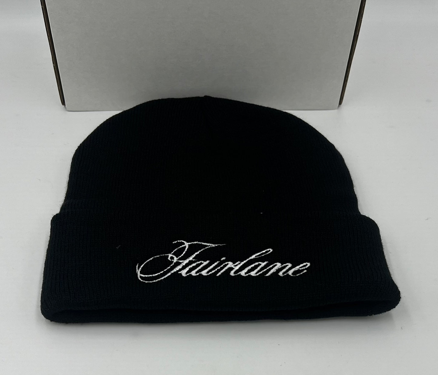 Ford Fairlane Embroidered Beanie Black