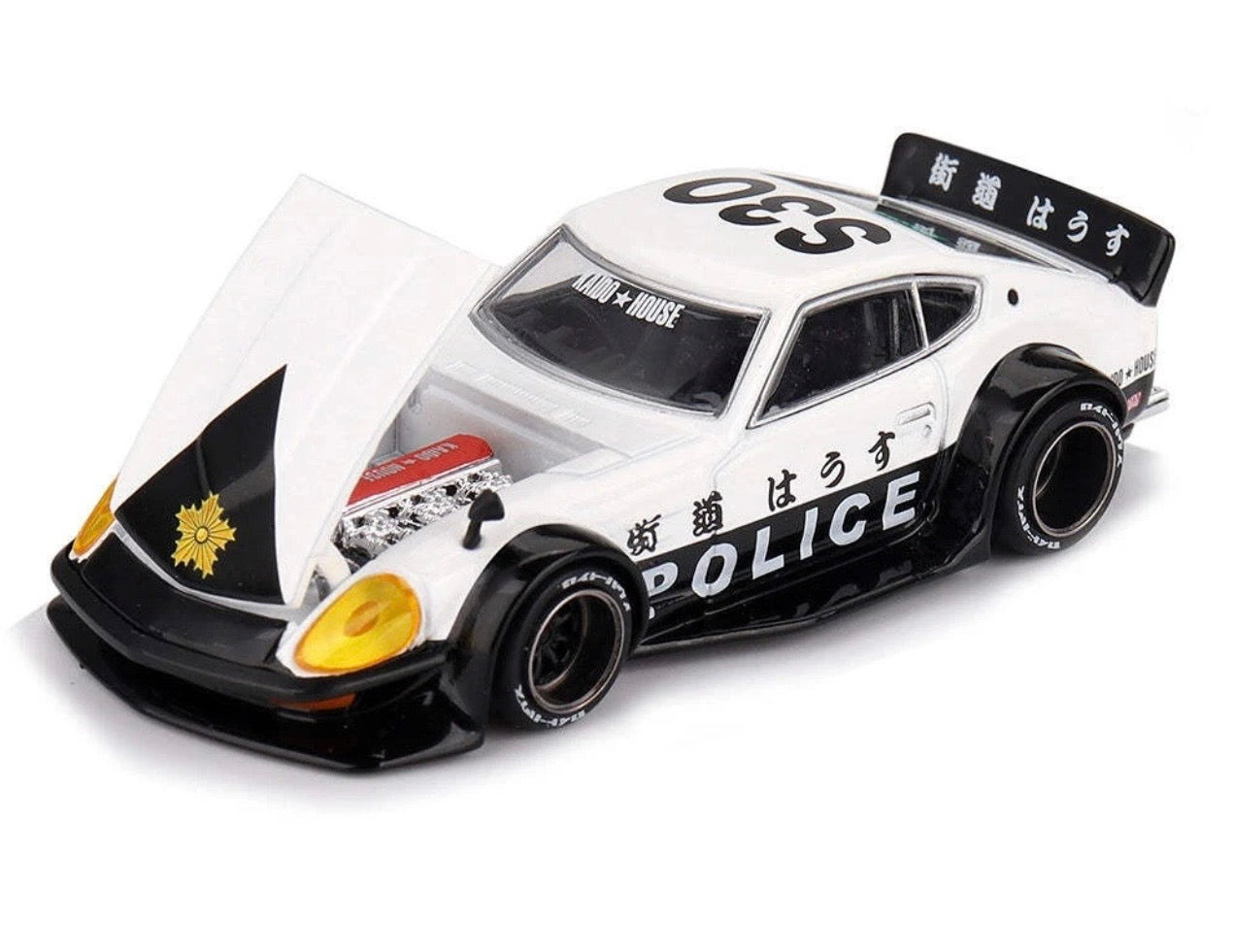 1:64 Nissan Fairlady Z Kaido GT Police #208 Kaido House