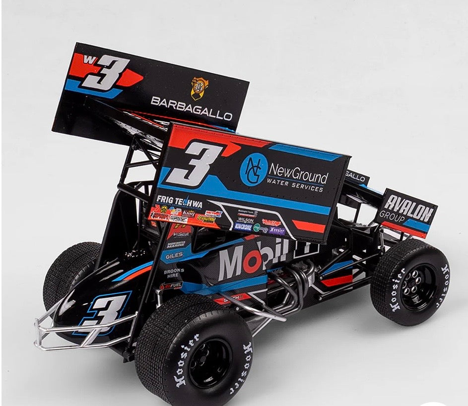 1:18 Williamson Motorsport Callum Williamson #W3 Sprintcar  2024  High Limit International Perth Authentic Collectables