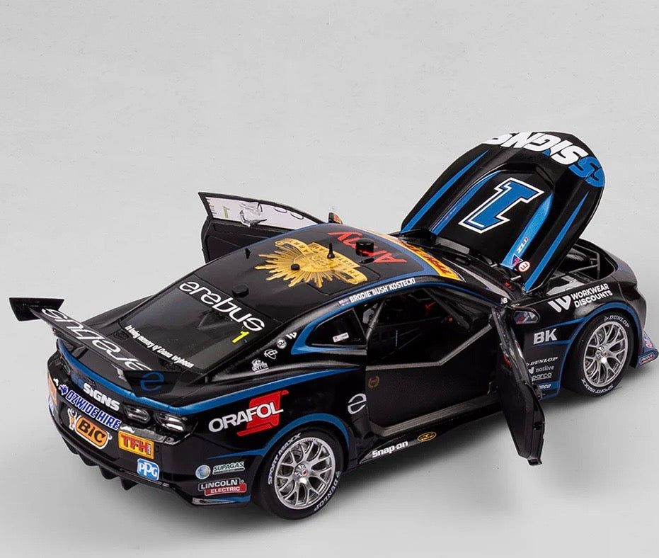 1:18 Chevrolet Camaro ZL1 Brodie Kostecki #1 2024 Perth Supersprint Erebus Motorsport Authentic Collectables