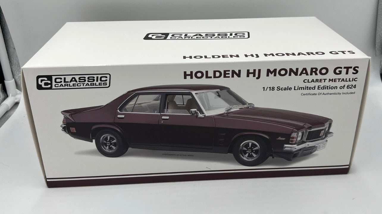 1:18 Holden HJ Monaro GTS Sedan Claret Metallic Classic Carlectables