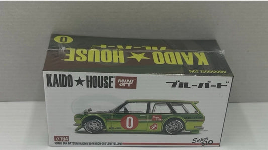 1:64 Datsun Kaido 510 Wagon OG Flow Yellow #164 Kaido House