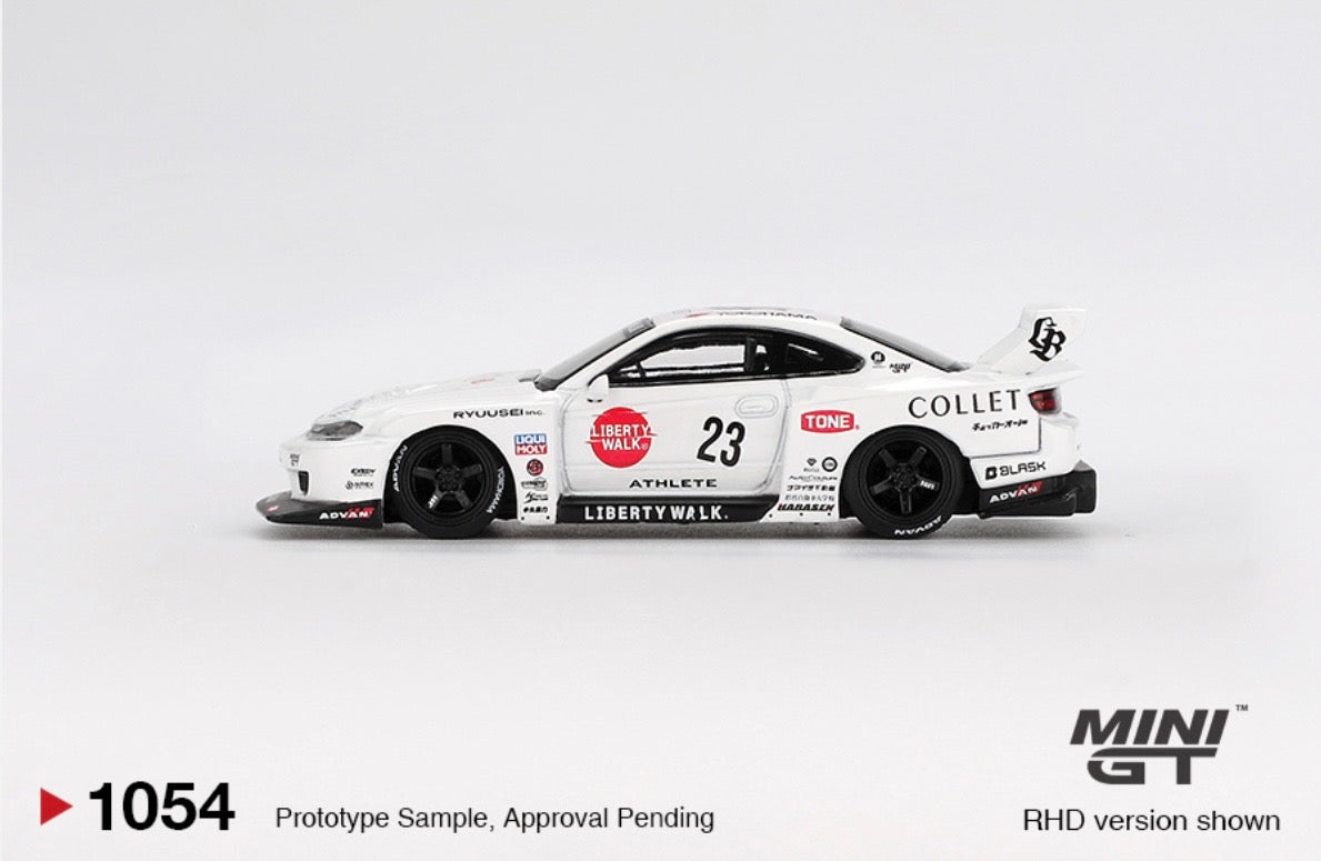 1:64 Nissan LB-Super Silhouette S15 Silvia LBWK Athlete Mini GT 1054