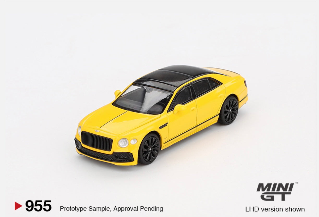 1:64 Bentley Flying Spur Monaco Yellow Mini GT 955