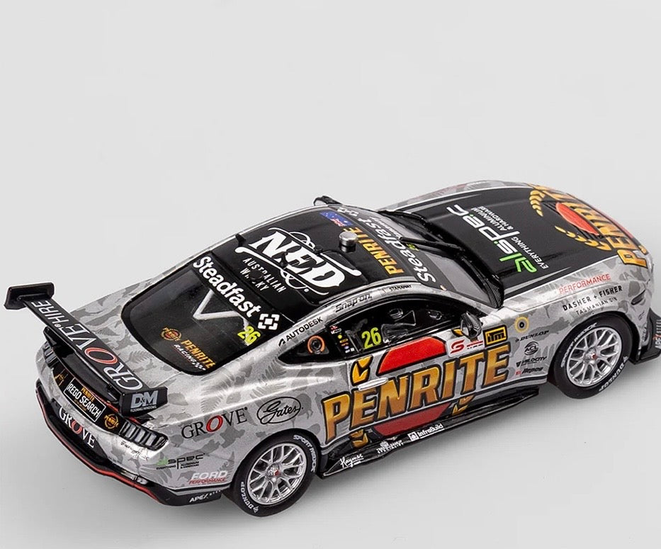 1:43 Penrite Racing Richie Stanaway #26 2024 ITM Taupo Super400 Native Livery Ford Mustang GT Authentic Collectables