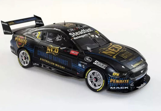 1:43 Andre Heimgartner & Matt Campbell #7 Ned Racing 2021 Repco Bathurst 1000 Ford Mustang GT Biante