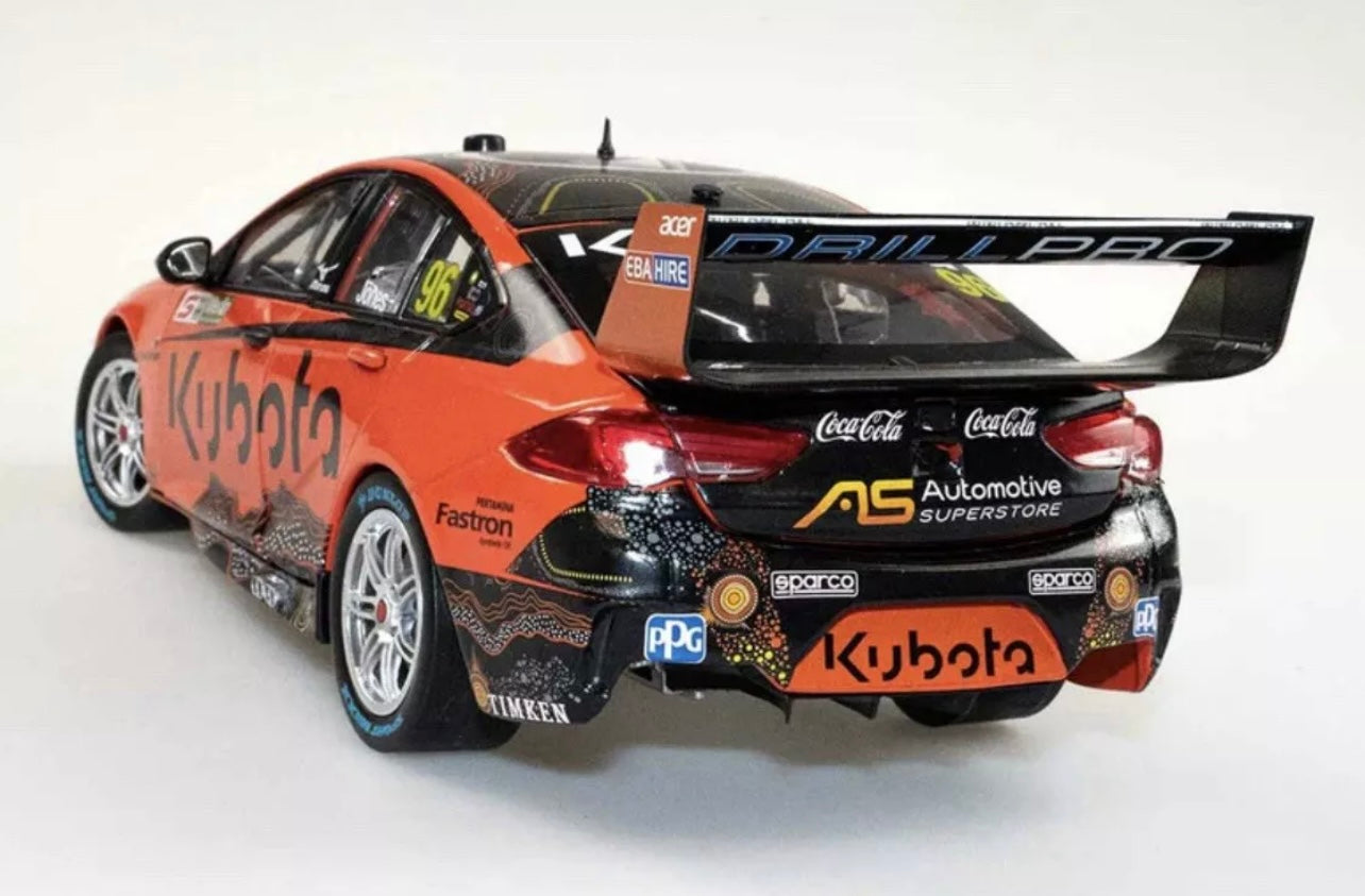 1:43 Macauley Jones #96 2022 Darwin Brad Jones Racing Holden ZB Commodore Biante