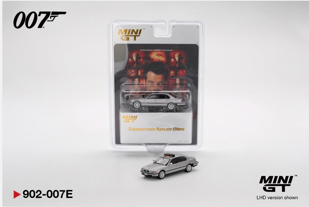 1:64 BMW 750 IL Tomorrow Never Dies James Bond  007 Mini GT 902-007E