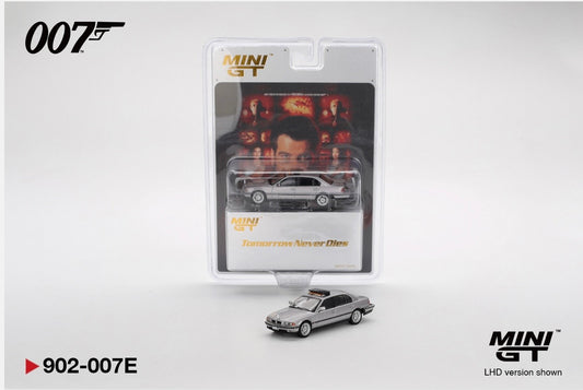 1:64 BMW 750 IL Tomorrow Never Dies James Bond  007 Mini GT 902-007E