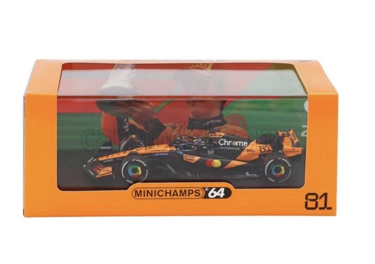 1:64 McLaren Formula1 Team MCL39 #81 Oscar Piastri Winner China GP 2025 Minichamps
