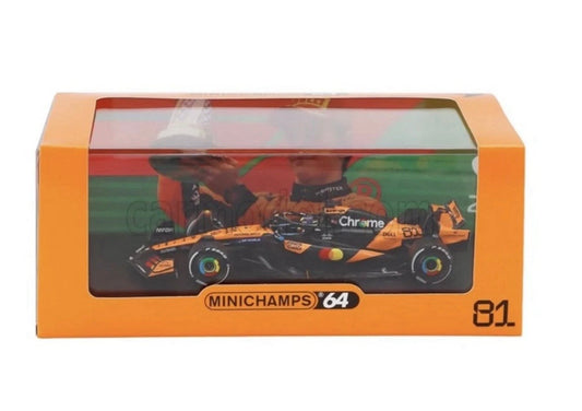 1:64 McLaren Formula1 Team MCL39 #81 Oscar Piastri Winner China GP 2025 Minichamps