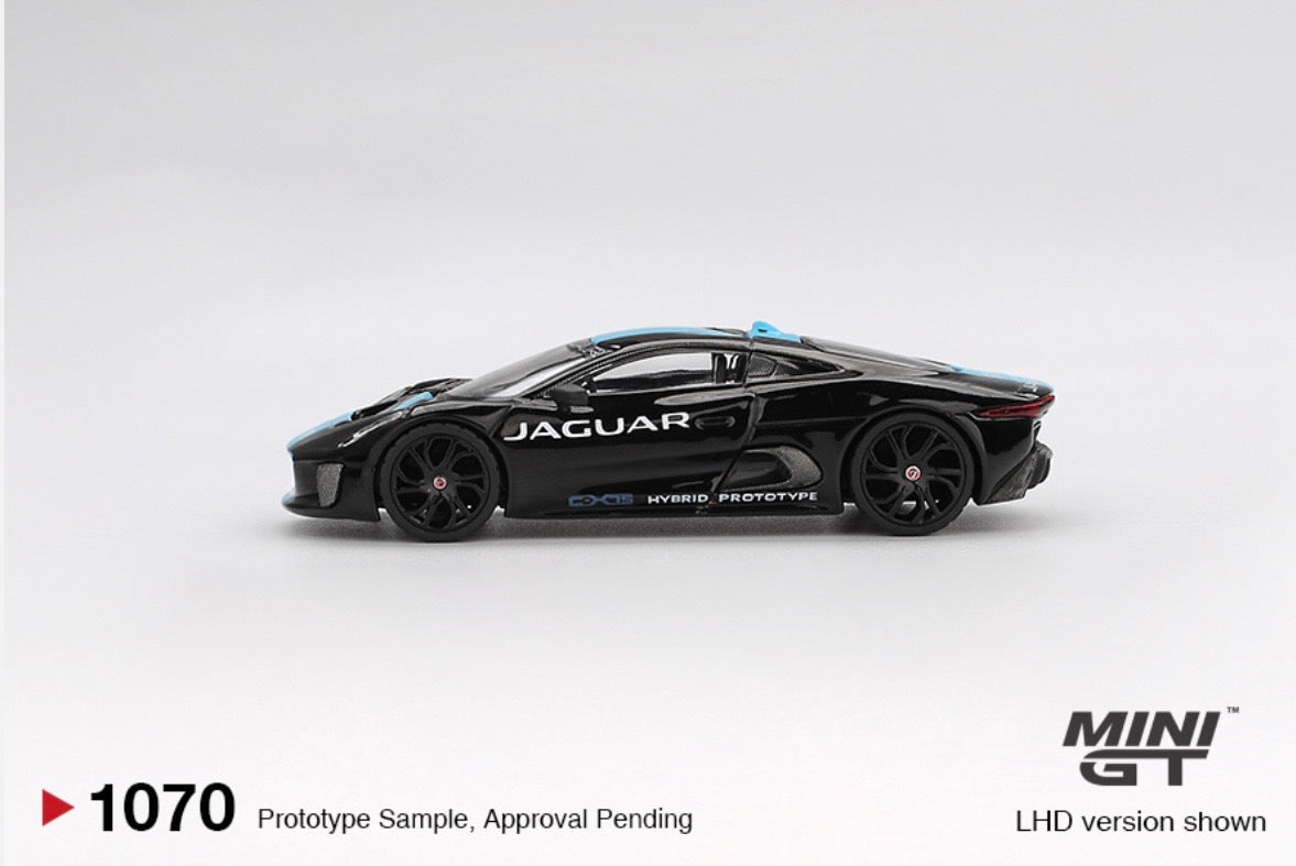 1:64 Jaguar C-X75 Black Mini GT 1070