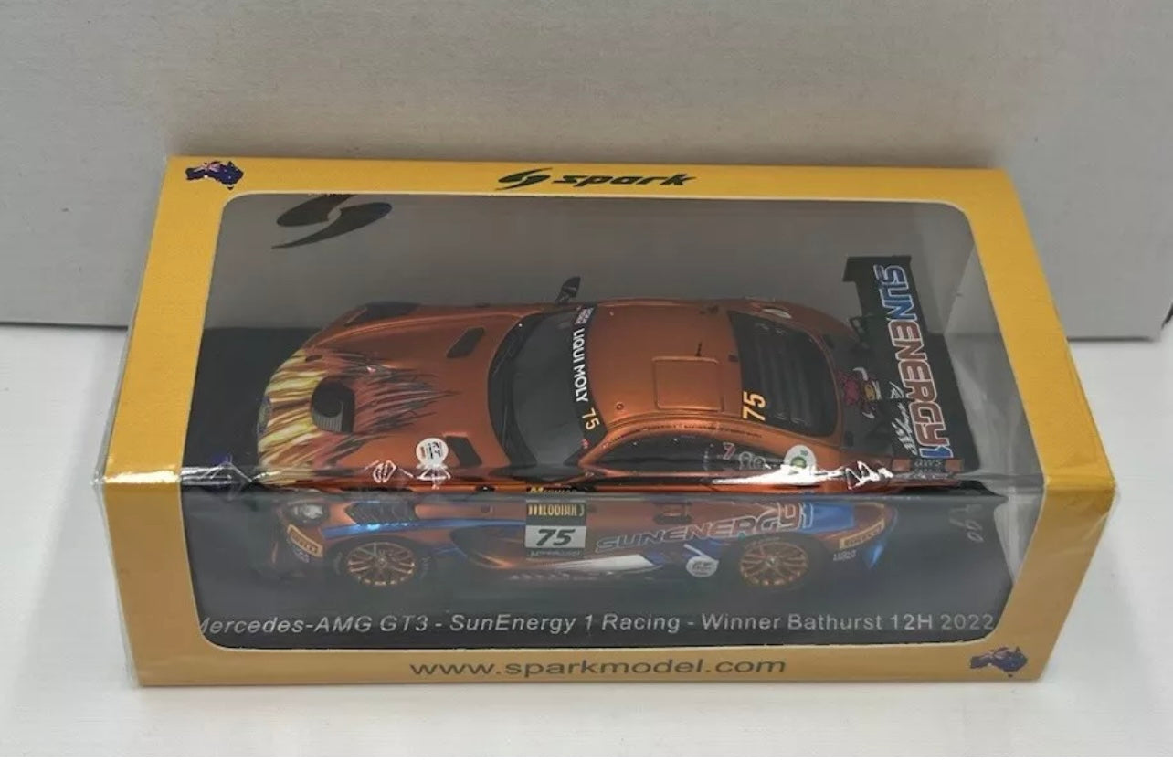 1:43 Mercedes-AMG GT3 Sunenergy 1 Racing 2022 Bathurst 12H Winner Spark